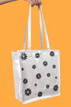 Echo Club House Deadstock Perf 90's Sheen Daisy Vinyl Tote Accessories