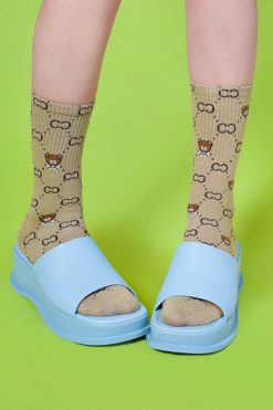Echo Club House Spendi Teddy Ribbed Socks