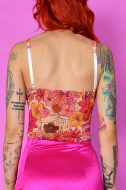 Echo Club House Ring By Bell Floral Mesh Tank