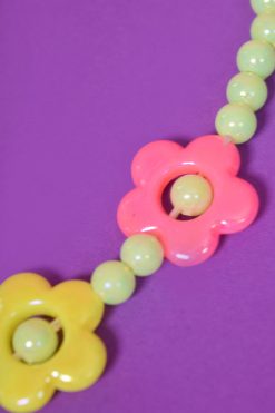 Echo Club House Deadstock Floral Candy Choker Accessories