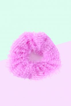 Echo Club House Accessories Fuzzy BB Knitted Scrunchie