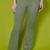 Echo Club House Clothes Florence Geo Print Flare Pants