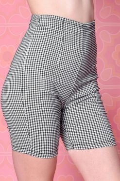Echo Club House Tennis Time Fitted Gingham Bermuda Shorts Clothes