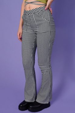 Echo Club House Clothes Elena Gingham Flares