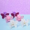 Echo Club House Deadstock Glitter Butterfly Hair Clips Accessories