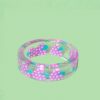 Echo Club House Good Grapes Clear Acrylic Ring