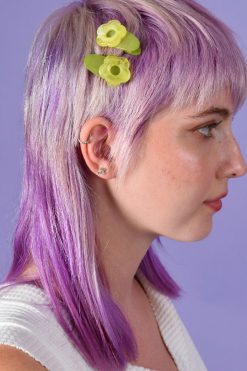 Echo Club House Marbled Daisy Hair Clip Set Accessories