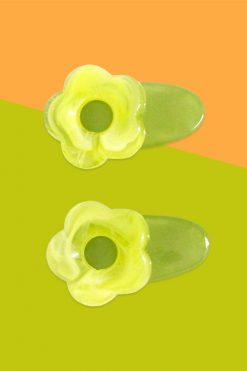Echo Club House Marbled Daisy Hair Clip Set Accessories
