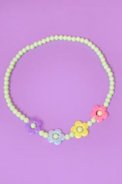 Echo Club House Deadstock Floral Candy Choker Accessories