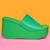 Echo Club House Twisted Sister Super Platform Mule - Green