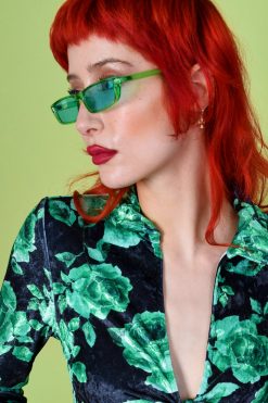 Echo Club House Carra Clear Rim Rectangle Sunnies