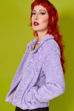 Echo Club House Mila Cozy AF Faux Fur Collared Jacket Clothes