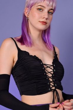 Echo Club House Jino Tie Up Gathered Tank Clothes