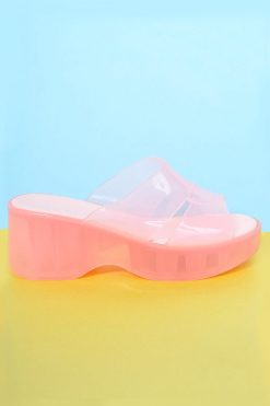 Echo Club House All Of The Love Jelly Sandals - Pink Lemonade