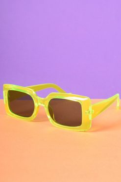 Echo Club House Out Of Time Day-Glo Square Sunnies Accessories
