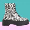Echo Club House Go Off Leopard Platform Boot