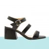 Echo Club House Shoes Licorice Chunky Heel Sandals 2 Echo Club House Shoes Licorice Chunky Heel Sandals