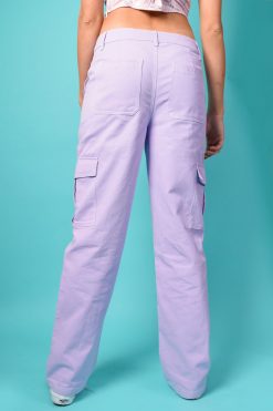 Echo Club House Celestial Wide Leg Cargos - Lilac Clothes
