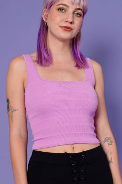 Echo Club House Clothes Lenore Ribbed On Ribbed Seamless Tank