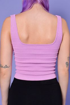 Echo Club House Clothes Lenore Ribbed On Ribbed Seamless Tank