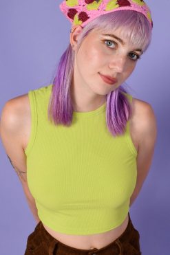 Echo Club House Alondria Perf Ribbed Tank Clothes