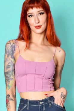 Echo Club House Clothes Unbreak My Heart Overlock Cami