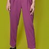 Echo Club House Loveless Belted Trouser - Berry Clothes