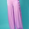 Echo Club House Clothes Comet Wide Leg Metallic Trouser By Daisy Street
