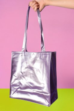 Echo Club House Accessories Deadstock Perf 90's Metallic Vinyl Tote