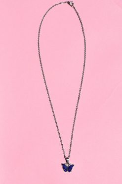 Echo Club House Accessories Mood Changing Butterfly Necklace