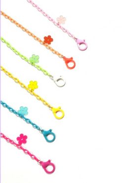 Echo Club House Gifts + Home Daisy Charm Chained Mask Strap