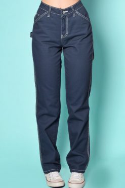 Echo Club House Navy Relaxed Carpenter Pants By Dickies Girl Clothes