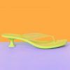 Echo Club House Shoes Heel Your Heart Thong Sandal - Lime
