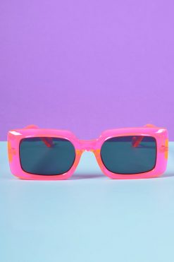 Echo Club House Out Of Time Day-Glo Square Sunnies Accessories