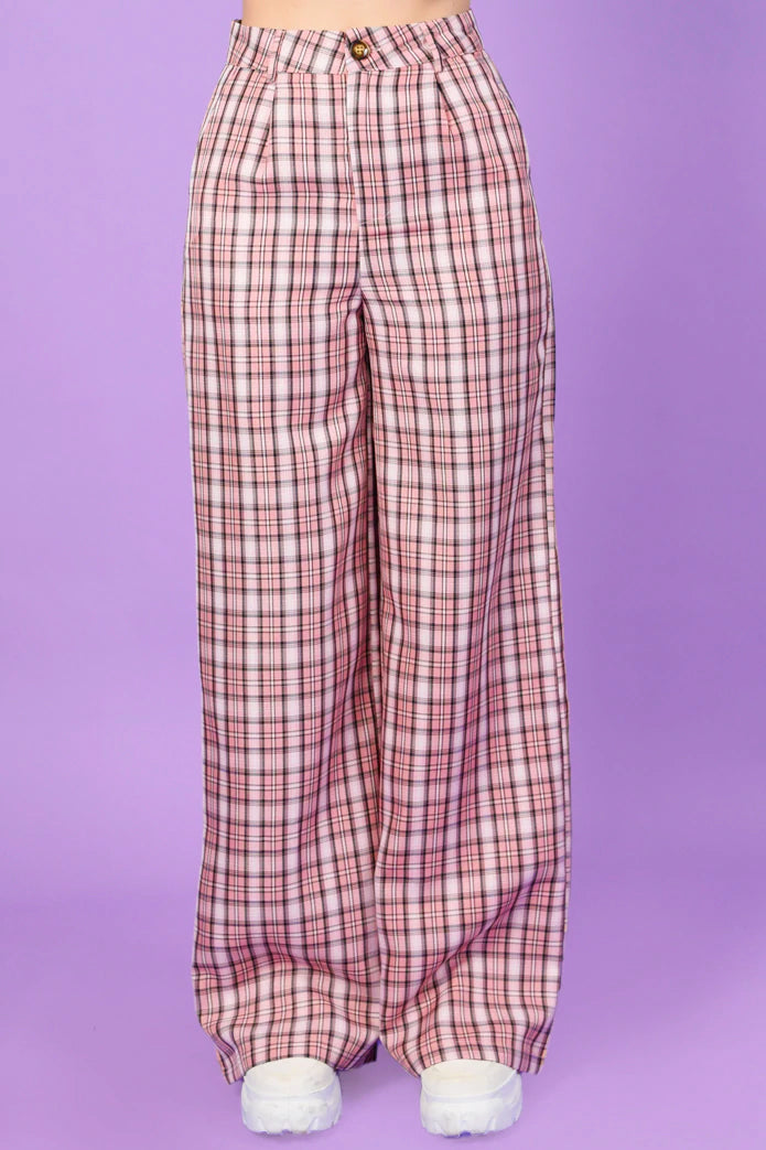 Echo Club House Monica Plaid Wide Leg Trouser By Daisy Street Clothes 3 Echo Club House Monica Plaid Wide Leg Trouser By Daisy Street Clothes