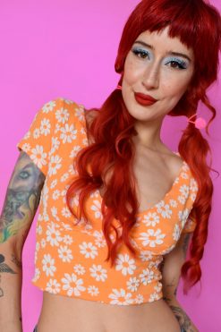 Echo Club House Rid Of Me 3D Floral Top Clothes