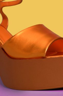 Echo Club House Shoes Disco Queen Metallic Platforms