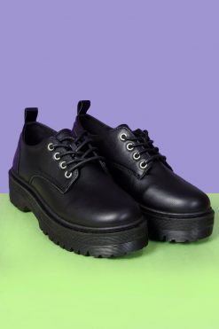 Echo Club House Oxford Comma Platform Lace Ups Shoes