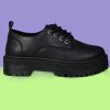 Echo Club House Oxford Comma Platform Lace Ups Shoes
