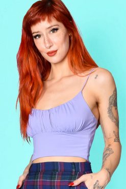 Echo Club House Clothes Ready Or Not Gathered Deadstock Tank - Periwinkle