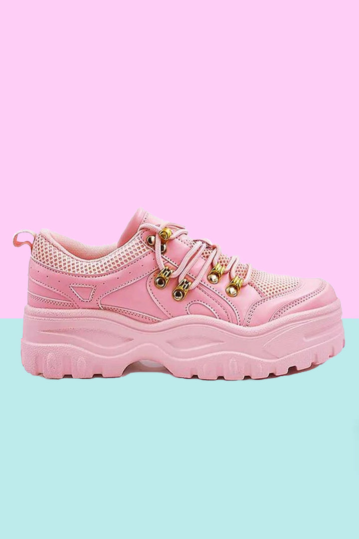 Echo Club House Winner Takes All Chunky Platform Sneaker - Bubblegum 3 Echo Club House Winner Takes All Chunky Platform Sneaker - Bubblegum