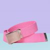 Echo Club House Tragic Kingdom Deadstock BB Pink Canvas Belt