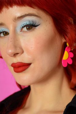 Echo Club House Accessories Cut Daisy Earrings