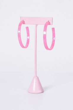 Echo Club House Sparkle Hoop Earrings Accessories