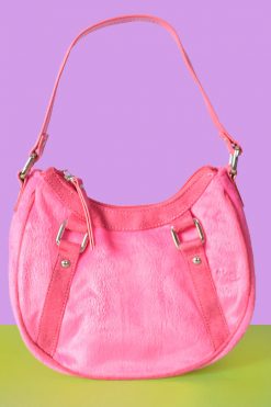 Echo Club House Deadstock Y2K Pony Saddle Furry Bag Vintage & Deadstock