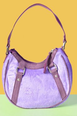 Echo Club House Deadstock Y2K Pony Saddle Furry Bag Vintage & Deadstock