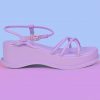 Echo Club House Shoes B*witched 90's Strappy Platform Sandal - Lilac