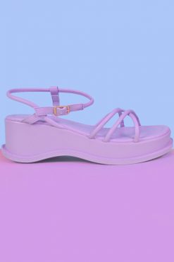 Echo Club House Shoes B*witched 90's Strappy Platform Sandal - Lilac