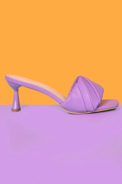 Echo Club House Shoes Venus Purple Pop Kitten Heel
