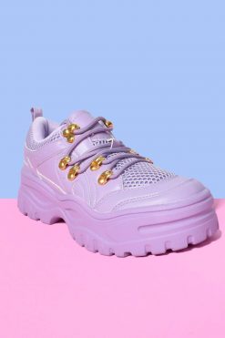 Echo Club House Winner Takes All Chunky Platform Sneaker - Grape